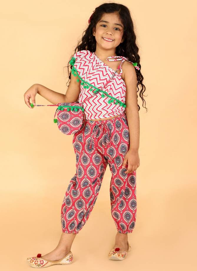 KID1 Sassy Girls Frill top with pants and bag Wholesale Kids Wear Collection